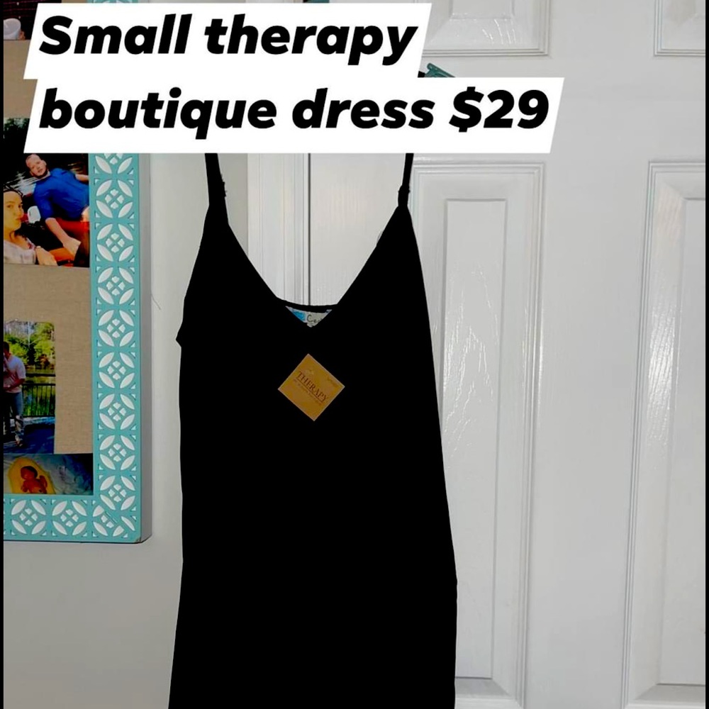 Black boutique dress